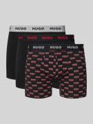 HUGO Pants aus Baumwoll-Mix im 3er-Pack in Black, Größe L