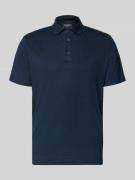OLYMP Level Five Regular Fit Poloshirt aus Leinen-Elasthan-Mix in Mari...