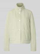 WHITE LABEL Regular Fit Jacke mit Stehkragen in Hellgruen, Größe 34