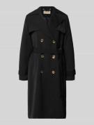 MICHAEL Michael Kors Zweireihiger Trenchcoat mit Bindegürtel in Black,...