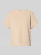Rich & Royal Sweatshirt aus Modal-Mix mit Kappärmeln in Beige, Größe L