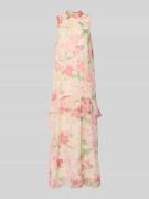 Vero Moda Fließendes Maxikleid mit Rüschendetail Modell 'SANNA' in Hel...