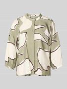 OPUS Bluse mit Rundhalsausschnitt Modell 'Faloom' in Hellgruen, Größe ...