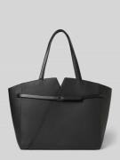 BOSS Shopper aus echtem Rindsleder Modell 'BOSS REVERS SM TOTE' in Bla...