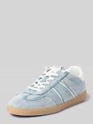 Tamaris Low Top Sneaker mit Allover-Muster in Jeansblau, Größe 37