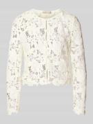 Christian Berg Cocktail Regular Fit Jacke aus floraler Spitze in Ecru,...