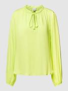 Emily Van den Bergh Bluse aus Viskose in unifarbenem Design in GELB, G...