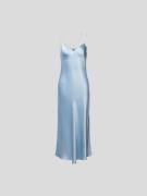 The Garment Seidenkleid mit Spaghettiträgern in Hellblau, Größe M