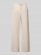 Selected Femme Regular Fit Weite Hose aus Leinen-Baumwoll-Mix Modell '...