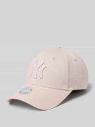 New Era Basecap mit Logo-Stitchings in Rosa, Größe 1