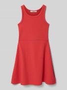 Garcia Regular Fit Kleid mit Rundhalsausschnitt in Hellrot, Größe 140