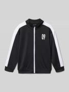 Blue Seven Sweatjacke mit Print in Black, Größe 104