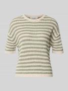 Marc O'Polo Loose Fit Pullover aus Baumwoll-Mix in Hellgruen, Größe L