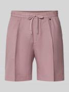 Antony Morato Shorts aus Leinen-Viskose-Mix Modell 'NEIL' in Hellrosa,...