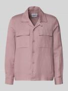 Antony Morato Regular Fit Hemdjacke aus Leinen-Viskose-Mix Modell 'ANT...