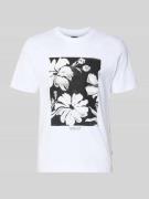 Jack & Jones Premium T-Shirt mit Motiv-Print Modell 'LUCAS' in Weiss, ...