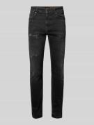 BOSS Orange Slim Fit Jeans Modell "Delaware" in Dunkelgrau, Größe 30/3...