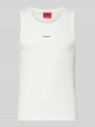 HUGO Slim Fit Tank Top aus Baumwoll-Mix Modell 'DAPOTA' in Weiss, Größ...
