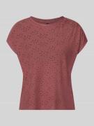 Only Relaxed Fit T-Shirt mit Ausbrenner-Effekt Model 'SMILLA' in Borde...