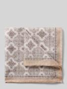 Verugia Einstecktuch mit Seiden-Anteil Modell 'Ornament' in Beige, Grö...