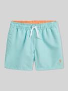 Polo Ralph Lauren Kids Regular Fit Badeshorts mit Tunnelzug in Helltue...