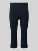 Rich & Royal Caprihose mit Längsnähten in Marine, Größe 34