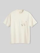 Levi's® Regular Fit T-Shirt aus reiner Baumwolle in Offwhite, Größe L