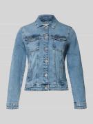 Tom Tailor Slim Fit Jeansjacke aus Baumwoll-Mix in Jeansblau, Größe L