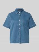 Raffaello Rossi Jeansbluse mit Brusttasche Modell 'GIULETTE' in Jeansb...