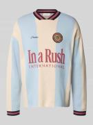 PROHIBITED Strickpullover mit Label-Stitching Modell 'Overdrive' in He...