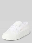 Superga Sneaker mit Label-Detail Modell '2740 FLOWER SANGALLO' in Weis...