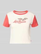 Levi's® Slim Fit T-Shirt aus reiner Baumwolle in Weiss, Größe L