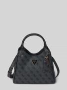 Guess Handtasche mit Logo-Muster Modell 'ECO MERIDIAN II' in Black, Gr...