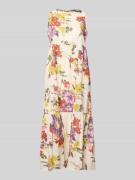 EMME Midikleid mit Rundhalsausschnitt Modell 'TABARIN' in Offwhite, Gr...