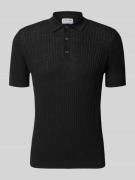 Antony Morato Slim Fit Poloshirt aus Viskose-Mix in Black, Größe L