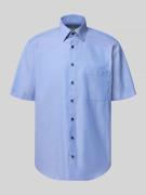 ETERNA Comfort Fit Business-Hemd aus Baumwolle mit Kentkragen in Royal...