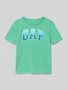GAP Regular Fit T-Shirt mit Logo-Print in Gruen, Größe 104