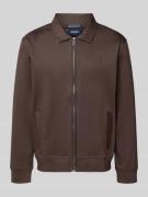 JOOP! Collection Sweatjacke mit Logo-Stitching Modell 'Ricardio' in Sc...