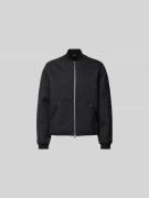 Moose Knuckles Bomberjacke mit Allover-Logo-Stitching in Black, Größe ...