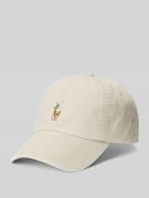 Polo Ralph Lauren Cap aus Baumwoll-Mix mit Logo-Stitching in Beige, Gr...