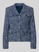 Lauren Ralph Lauren Regular Fit Kurzblazer aus Baumwoll-Mix in Marine ...