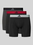 adidas Sportswear Trunks im 3er-Pack mit elastischem Logo-Bund in Hell...