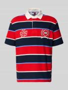 Tommy Jeans Regular Fit Poloshirt aus reiner Baumwolle in Rot, Größe L