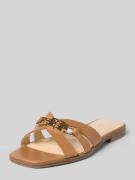 Guess Slipper aus echtem Leder Modell 'Realla' in Beige, Größe 36