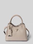 Guess Handtasche mit Label-Applikation Modell 'ECO MERIDIAN II' in Tau...