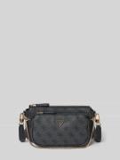 Guess Pouch mit Label-Applikation Modell 'NOELLE II' in Black, Größe 1