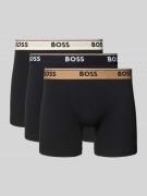 BOSS Slim Fit Boxersorts aus Baumwoll-Mix im 3er-Pack Modell 'POWER' i...