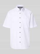 ETERNA Comfort Fit Business-Hemd aus Baumwolle mit Kentkragen in Weiss...
