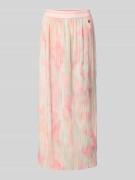 Marc Cain Ausgestellter Midi-Rock mit Plissees in Pink, Größe 34
