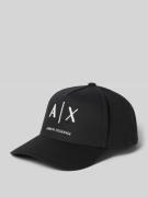 ARMANI EXCHANGE Basecap mit Label-Stitching in Black, Größe 1